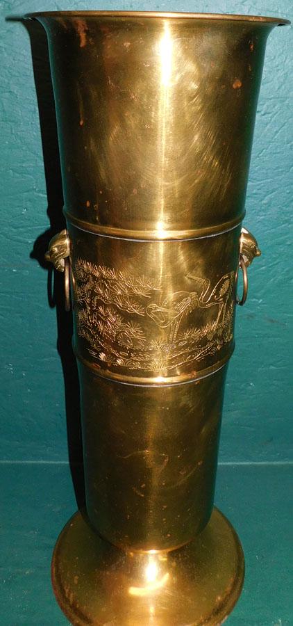 Brass Oriental Umbrella Stand (1 of 6)