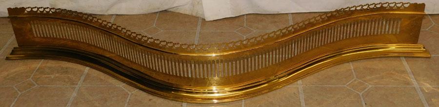 Reticulated Brass Fire Fender by Colonial Williamsburg (1 of 6)
