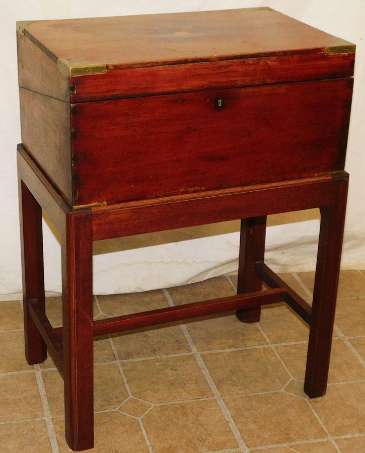 19th C Mahogany Lap Desk on Stand (1 of 7)