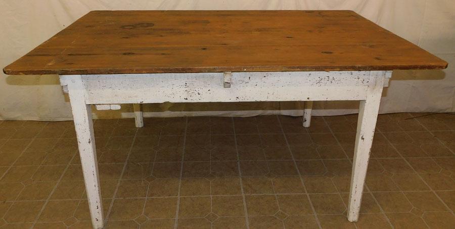 Antique NC Heart Pine Farm Table (1 of 11)