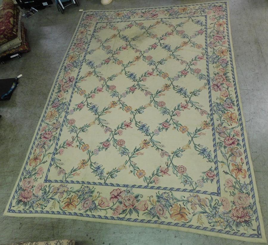 10' x 13' 8" Handmade Needlepoint Rug (1 of 9)