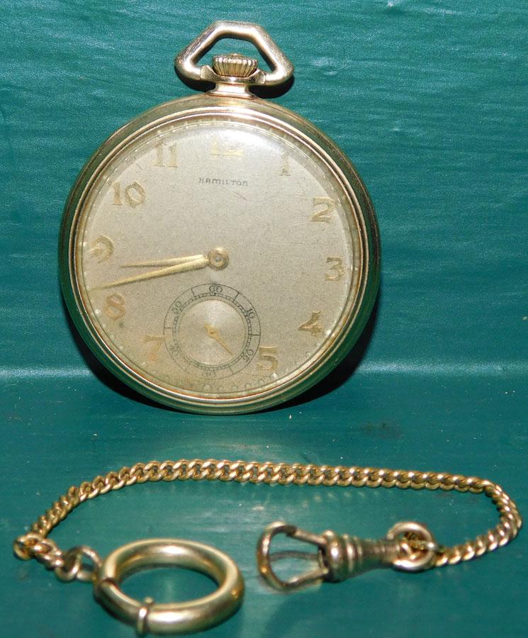Tested 14KT Yellow Gold 21 Jewel Man's Pocket Watch (1 of 4)