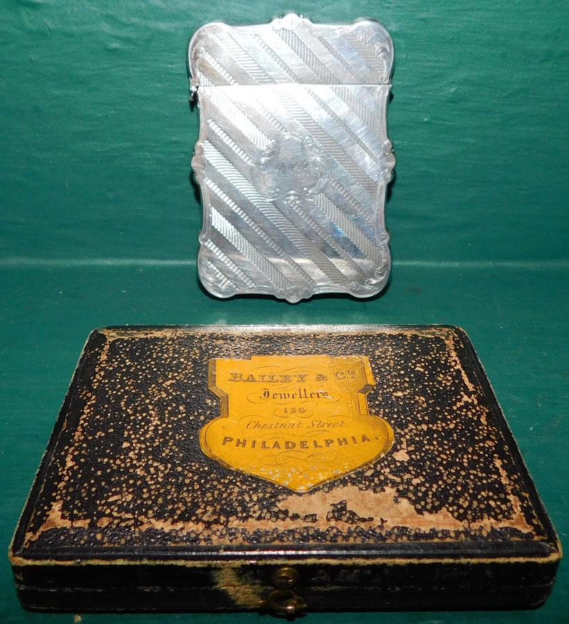 American Coin Silver Calling Card Case, (1.6 T.O.), (As (1 of 4)