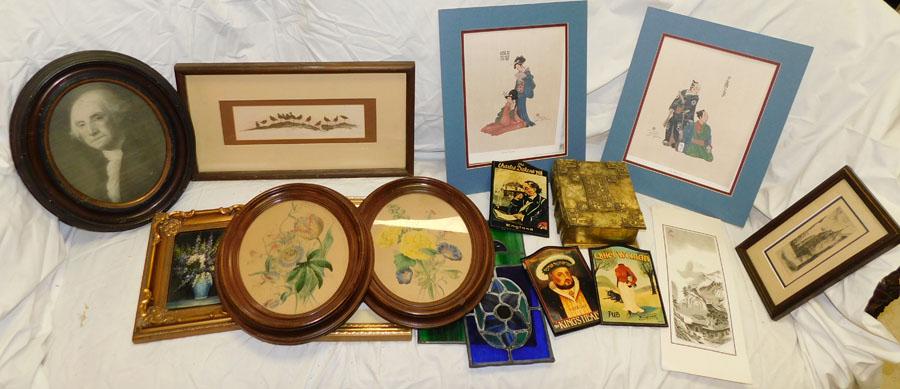 Lot of Prints, Stain Glass Sun Catchers (1 of 8)