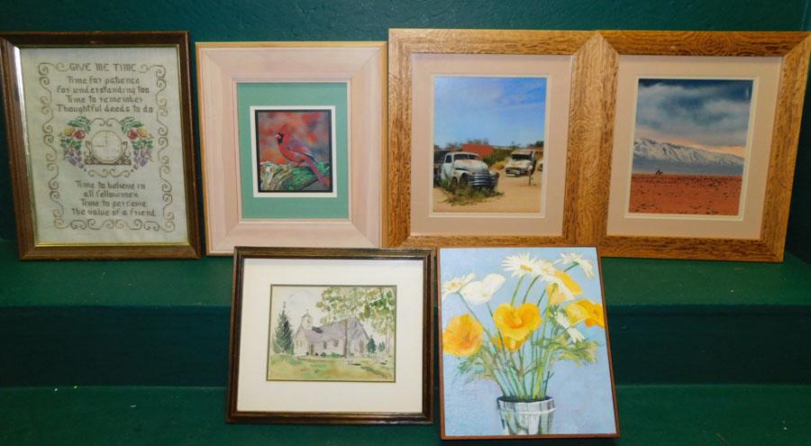OOB, Framed Watercolor, Print, & Needlework (1 of 6)
