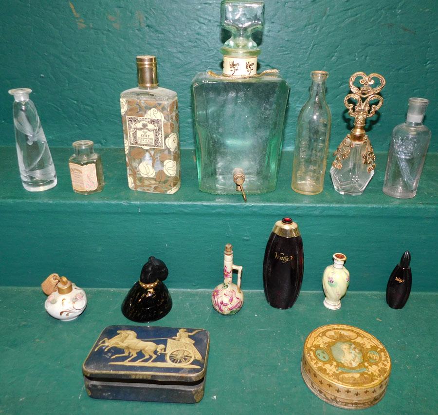 Lot of Vintage Glass Bottles & Miscellaneous Items (1 of 4)
