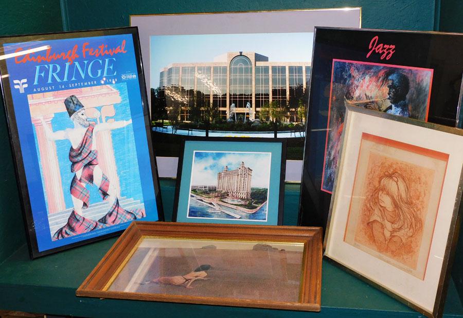 Lot of 6 Framed Posters & Prints (1 of 8)