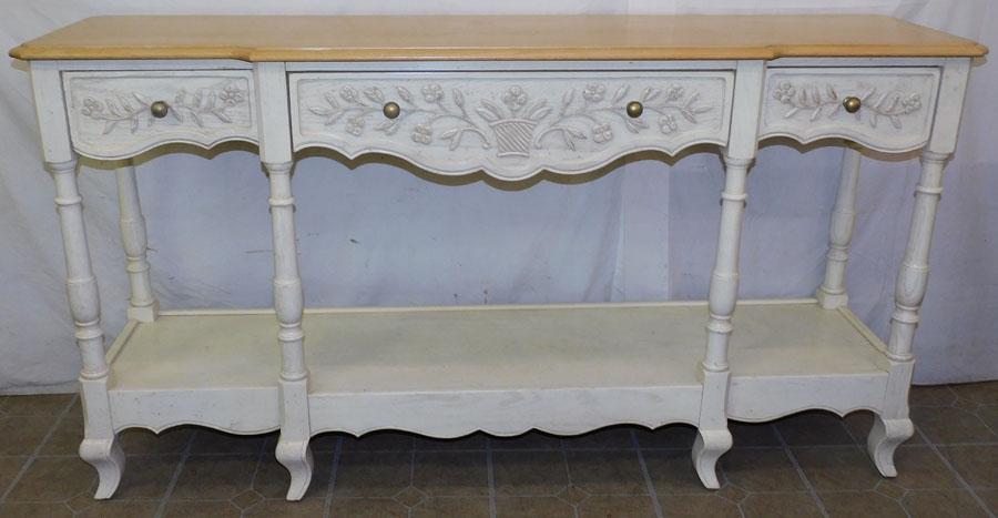 Painted Sideboard by Century: Painted Sideboard by Century . 62" W 17" D 33" H