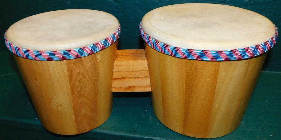Wood Bongo Drums (1 of 3)