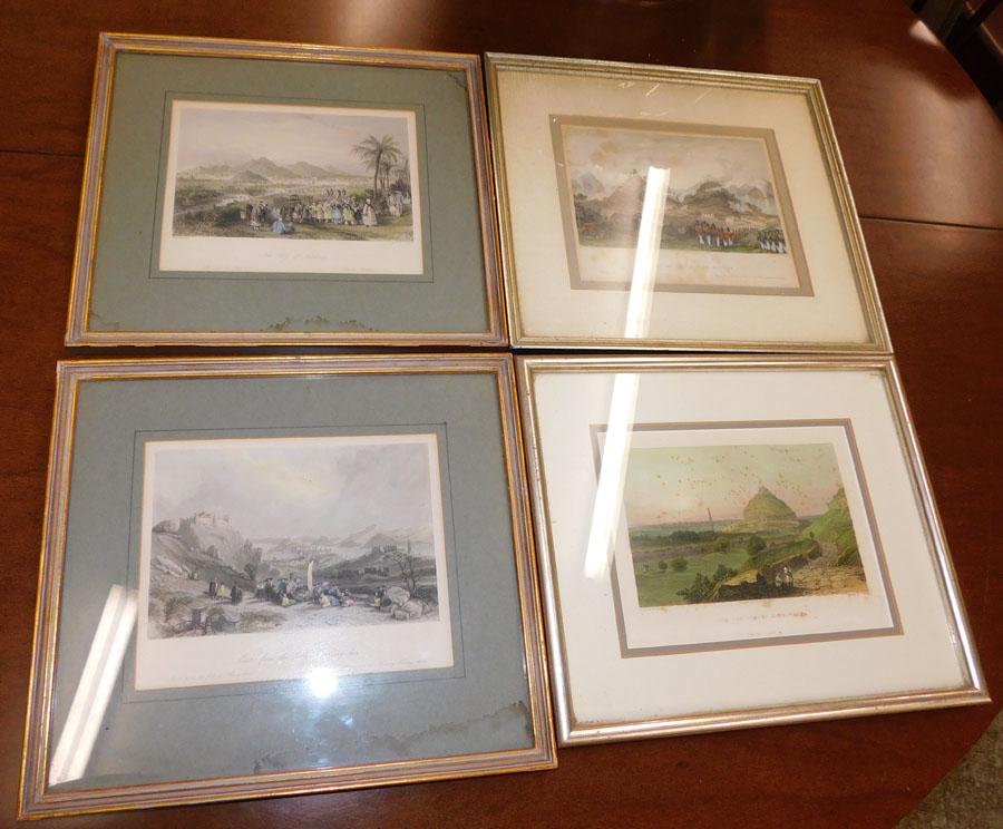 Lot of 4 Framed Engravings (1 of 8)