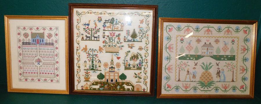 3 Framed Needlework's (1 of 5)