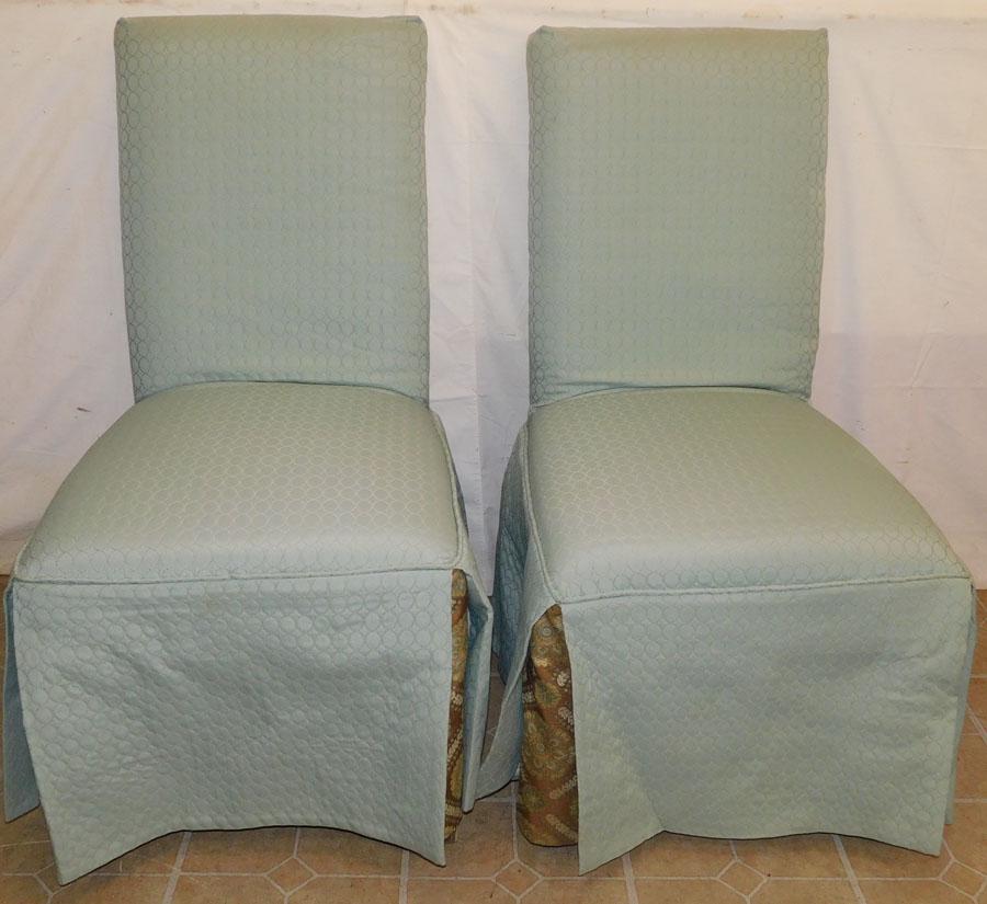 Pair Upholstered Chairs By Lloyds (1 of 4)
