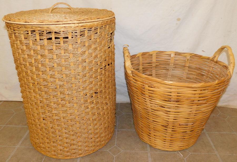Grass Basket & Bamboo Basket (1 of 2)