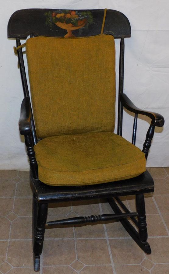 Antique Painted Boston Rocker (1 of 3)