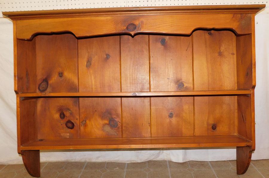 Pine Hanging Plate Rack (1 of 3)