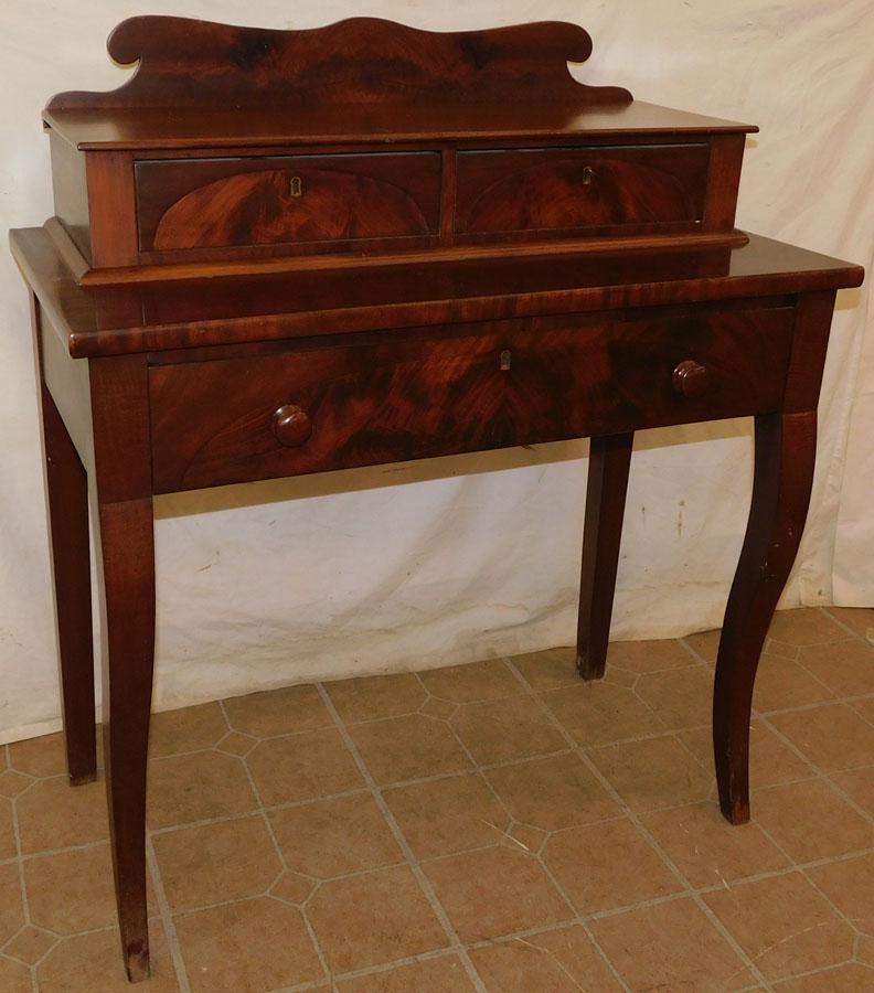 19th C Mahogany Empire Step back Server (1 of 4)