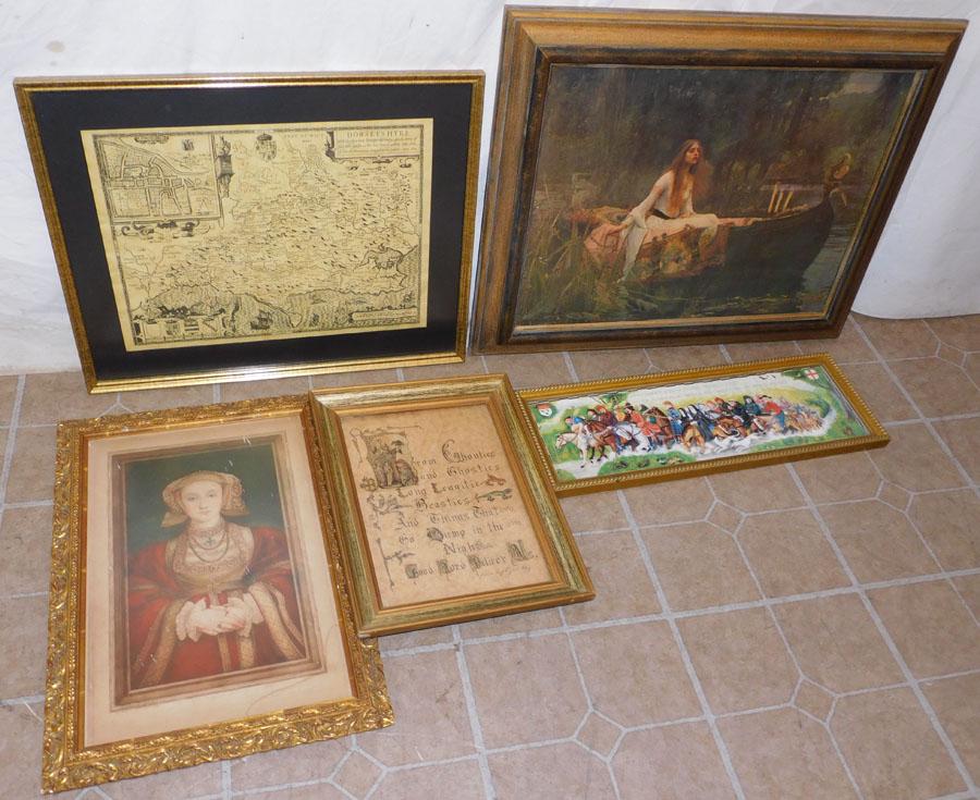 Lot 5 Framed Prints (1 of 14)