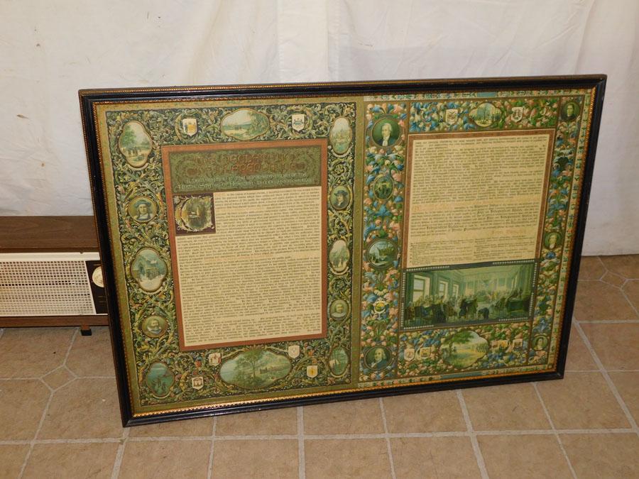 Framed Print - Declaration Independence (1 of 5)