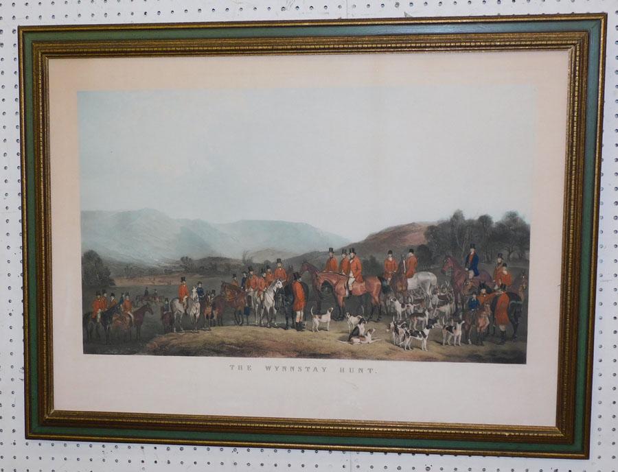 Engraving Fox Hunt Scene - No glass (1 of 10)