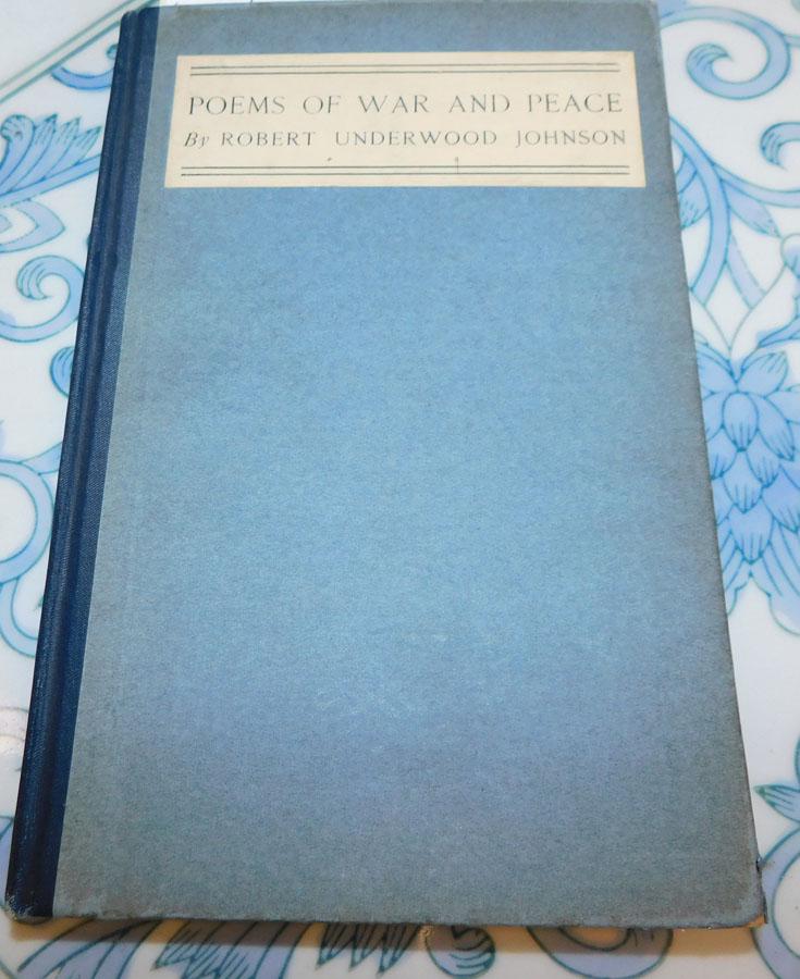 Poems Of War And Peace Signed By Robert Underwood (1 of 3)