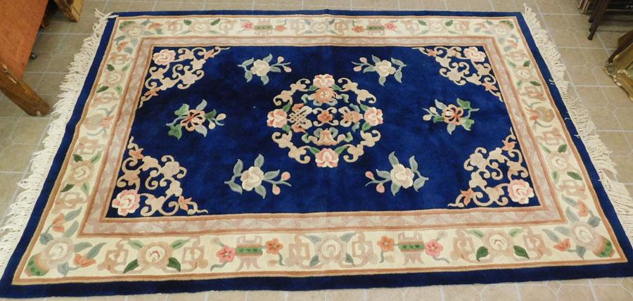 5' 4" X 8' 6" Aubusson Wool Rug (1 of 3)