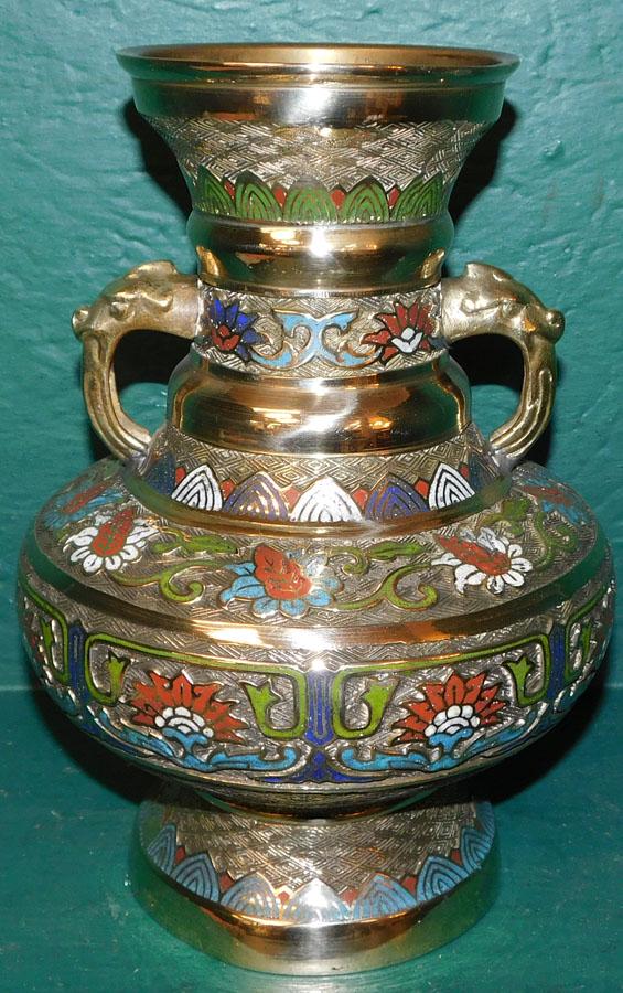 Polished Champleve Vase (1 of 4)