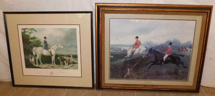 Framed Fox Hunt Engraving & Print (1 of 9)
