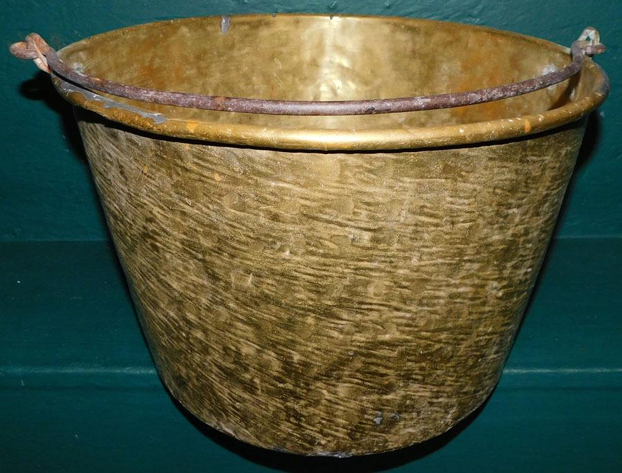 Antique Brass Jelly Bucket (1 of 3)
