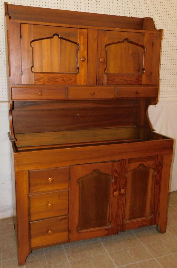 Antique 2 Part Pine Dry Sink (1 of 7)
