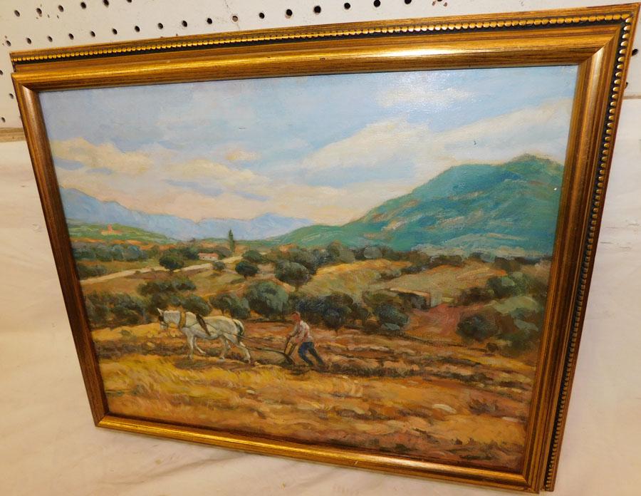 OOC Farm Scene with Provenance Signed (1 of 5)