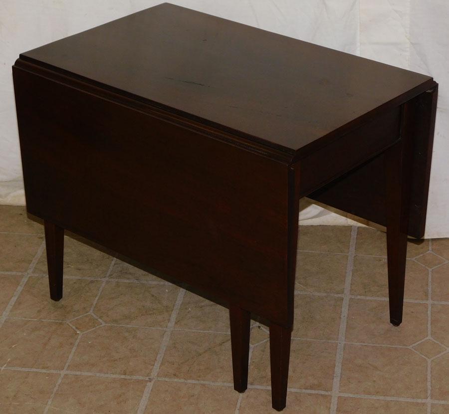 Mahogany Diminutive Drop Leaf Table By Craftique (1 of 5)