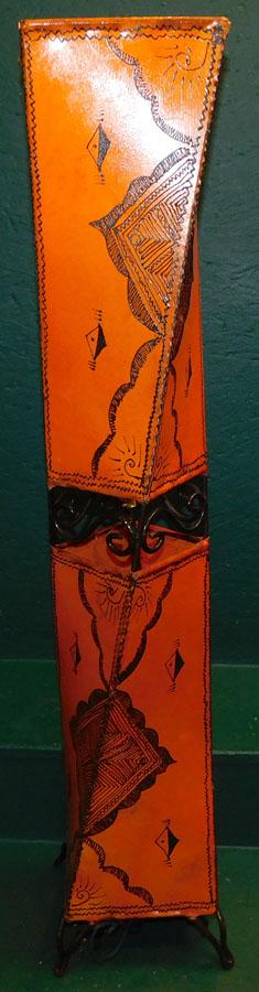 Painted Hyde & Wrought Iron Lamp (1 of 4)