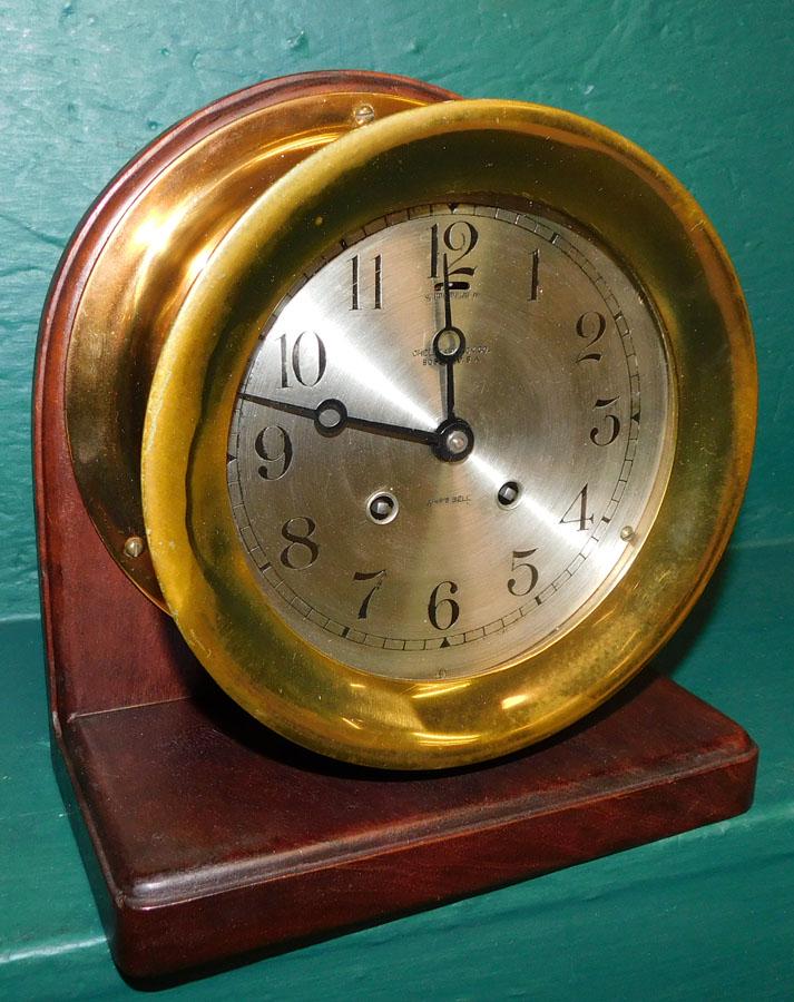 Brass Ships Clock By Chelsea Clock Co. (1 of 5)