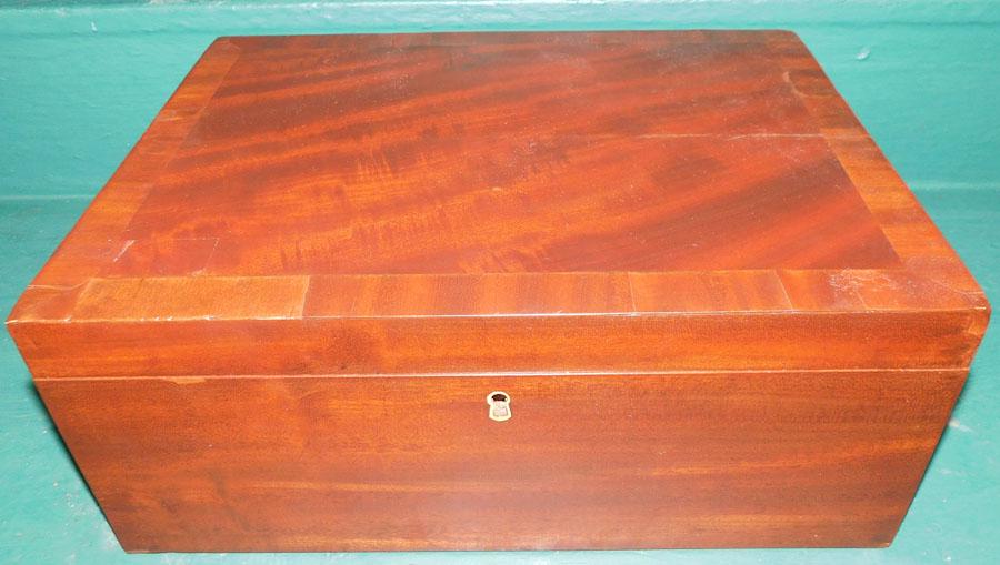 19th C Mahogany Document Box (1 of 5)