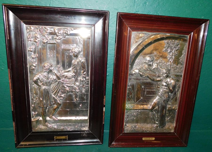 Two German Silver Plated Plaques (1 of 6)