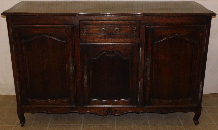 Antique English Oak Side Board (1 of 7)