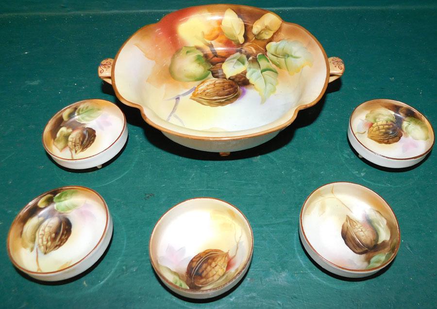 6 Pc Noritake Nut Set (1 of 4)