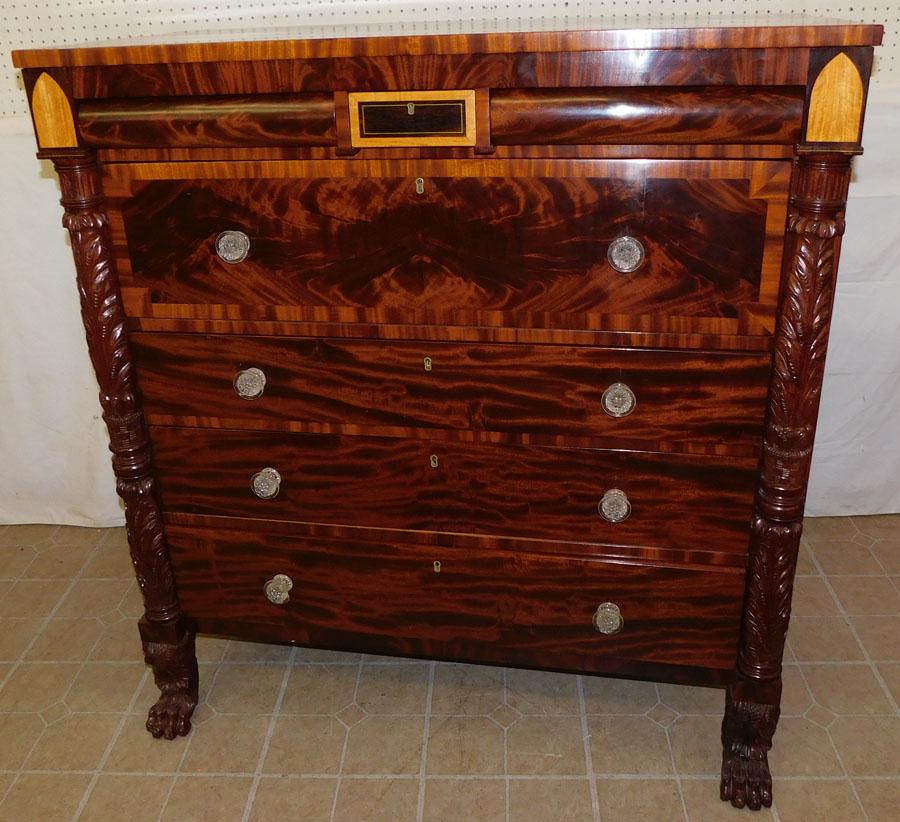 American Classical Empire Chest - Signed (1 of 9)