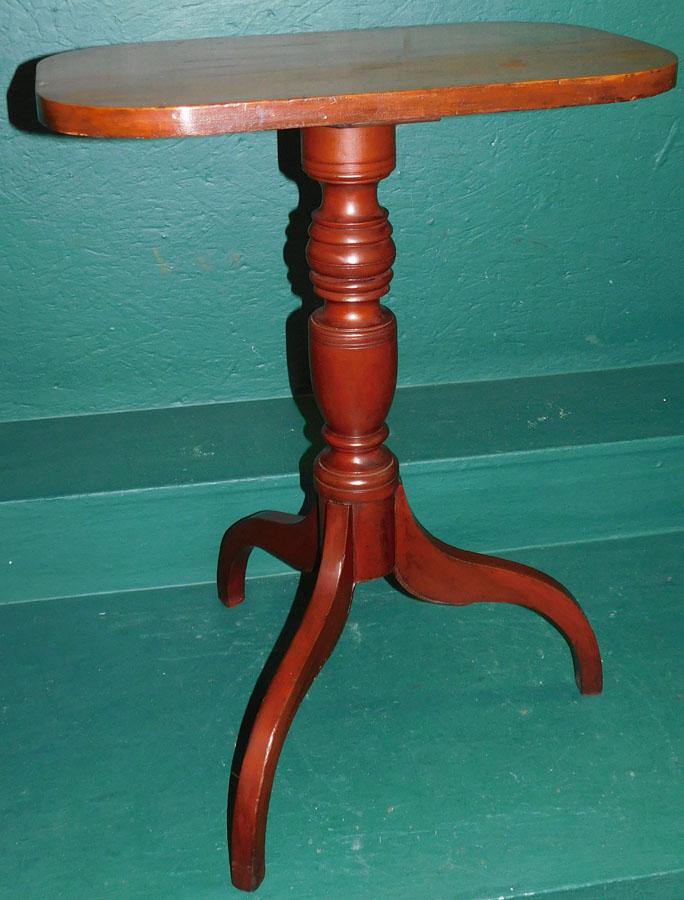 19th C American Cherry Spider Leg Candlestand (1 of 4)