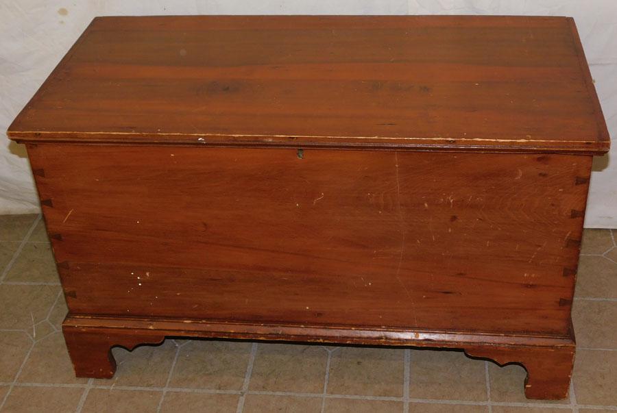 Antique Cherry Dove Tail Blanket Chest (1 of 5)