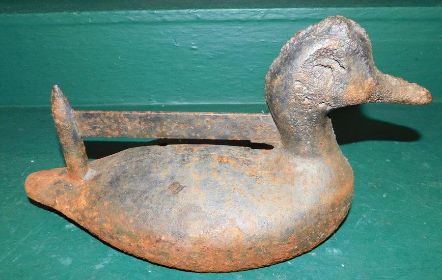 Heavy Cast Iron Duck Boot Scrapper (1 of 3)