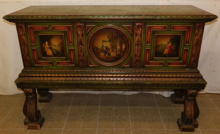 Paint Decorated Side Board (1 of 11)