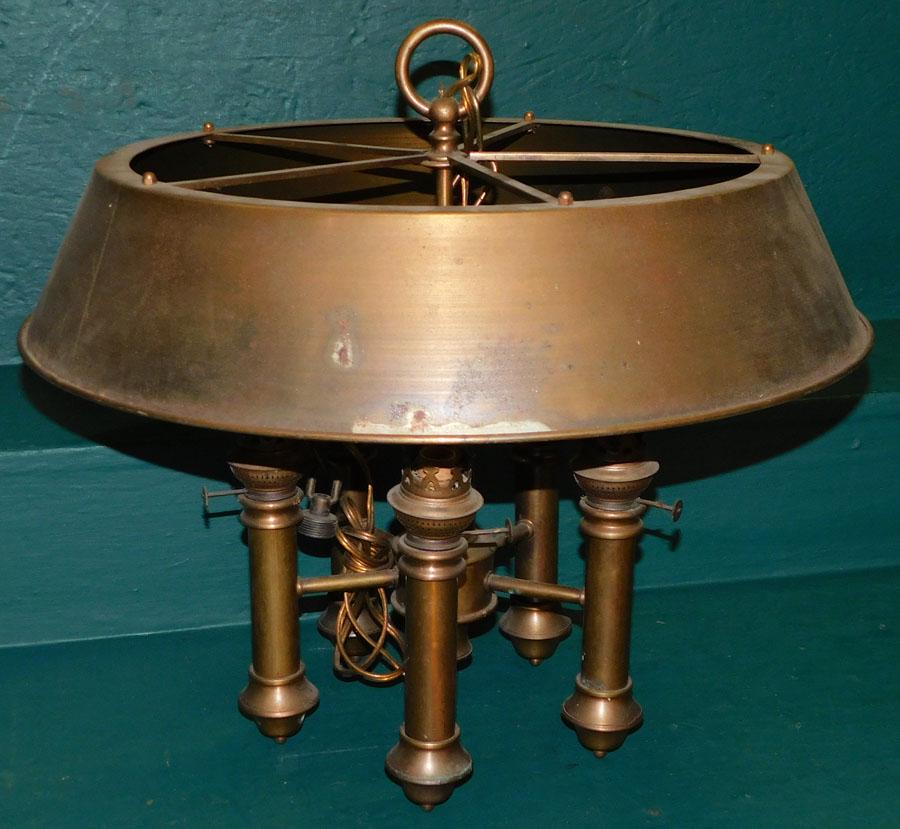 Hanging Brass Lamp (1 of 3)