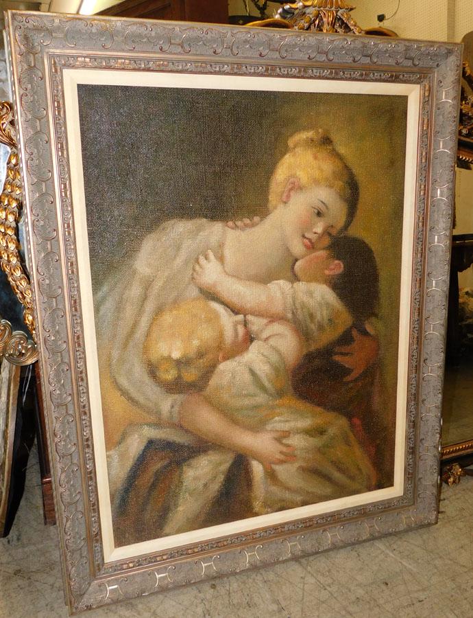 OOB Mother & Child: OOB Mother & Child . 38 1/4" X 49"