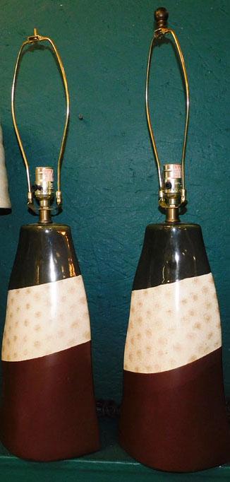 Pair Ceramic Decorative Lamps (1 of 2)