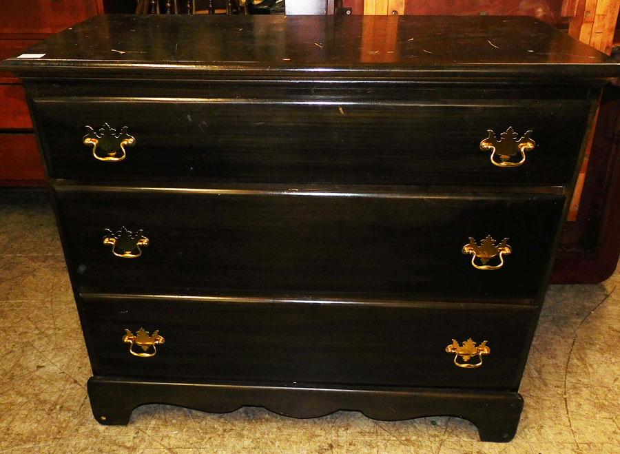 Painted 3 Drawer Chest (1 of 4)