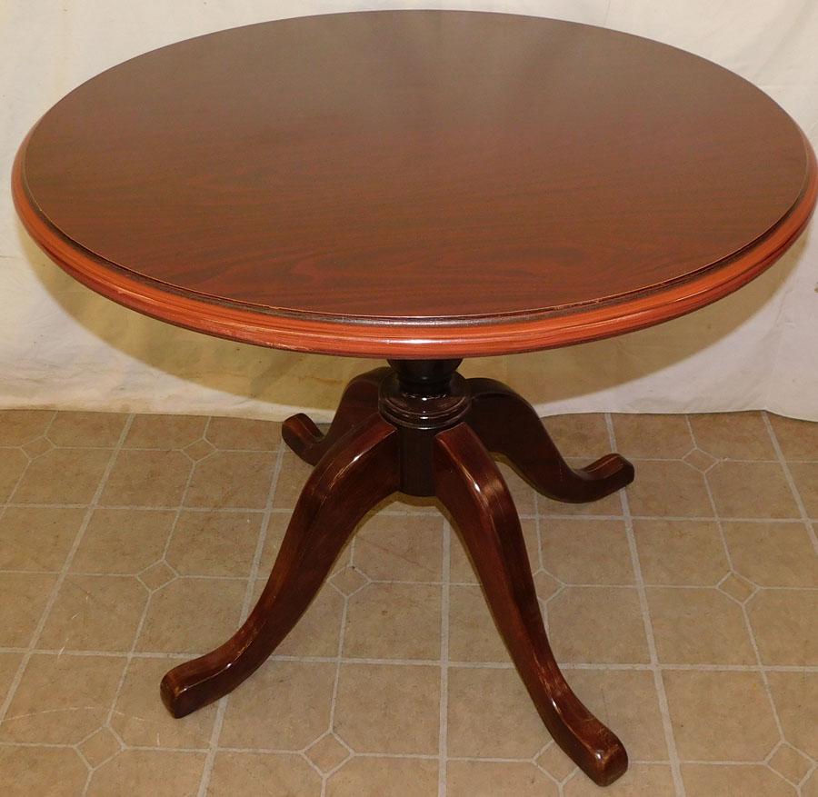 Round Tea Table: Round Tea Table. 33 1/2" Dia 29 1/2" H