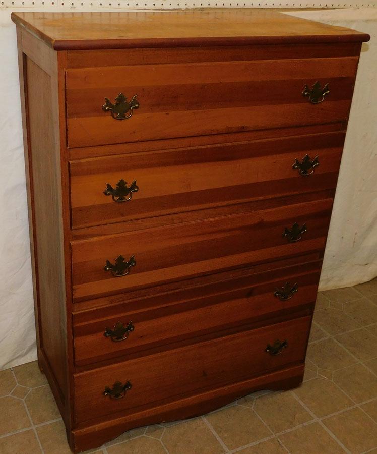 Maple 5 Drawer Chest (1 of 3)