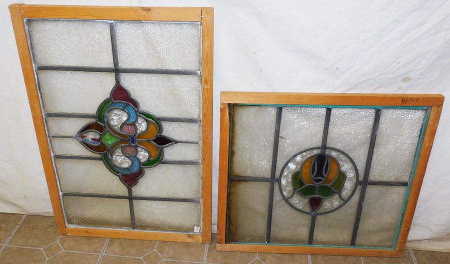 Two Stain Glass Window Panes (1 of 5)