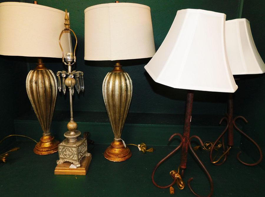 Lot 5 Decorator Lamps (1 of 6)